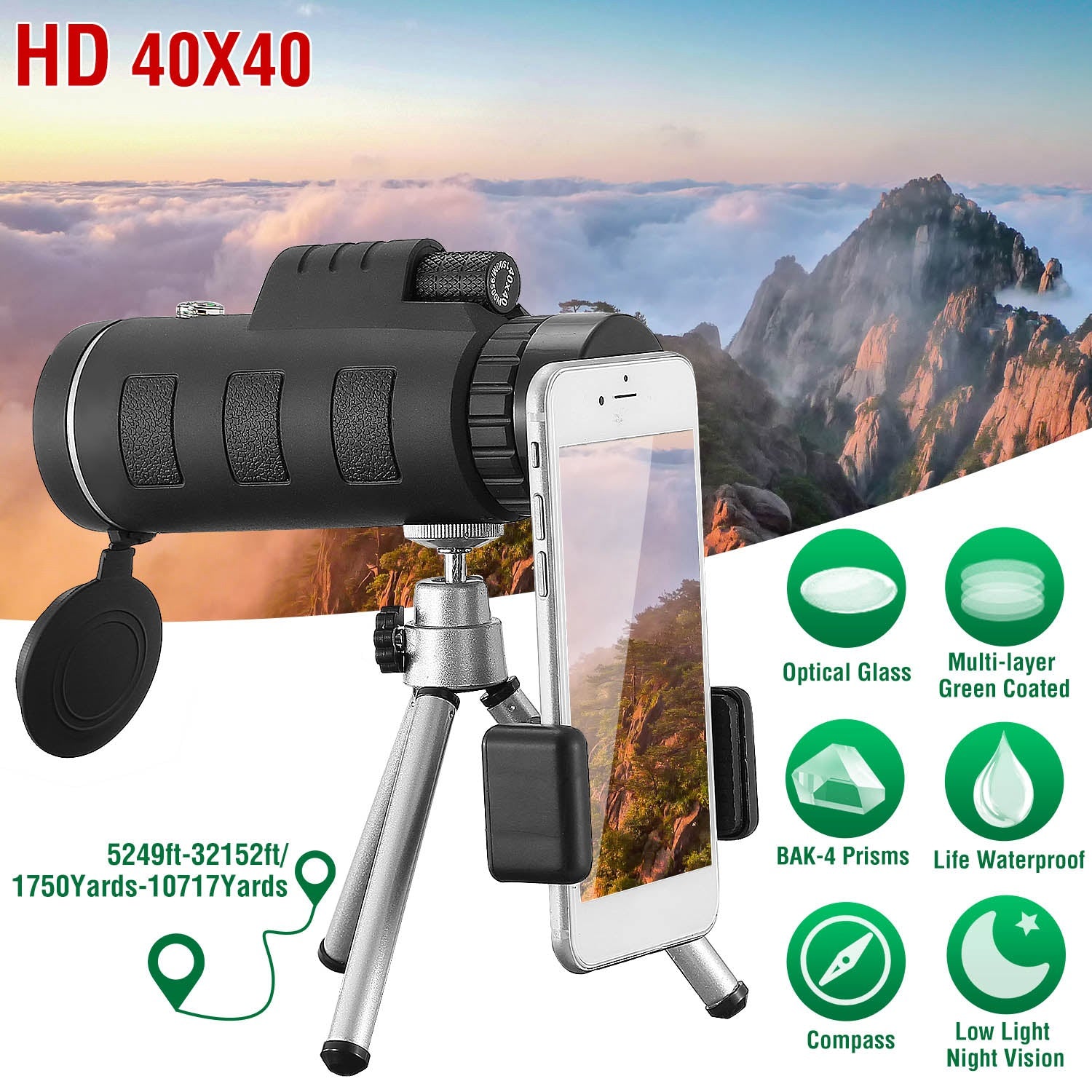 FieldScope 40x40 — Monocular Telescope