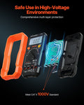 VEVOR TRMS multimeter multimeter with multi-layer protection for high-voltage work