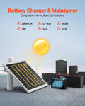 VEVOR 20W solar maintainer solar battery maintainer compatible with LiFePO4, lithium, AGM and gel batteries