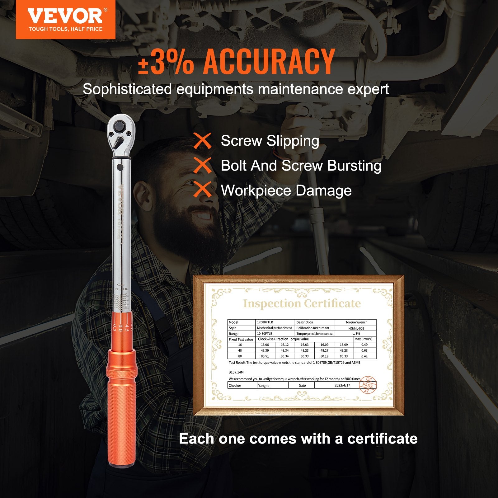 TorqueLock 80 — 3/8-Inch Click Torque Wrench