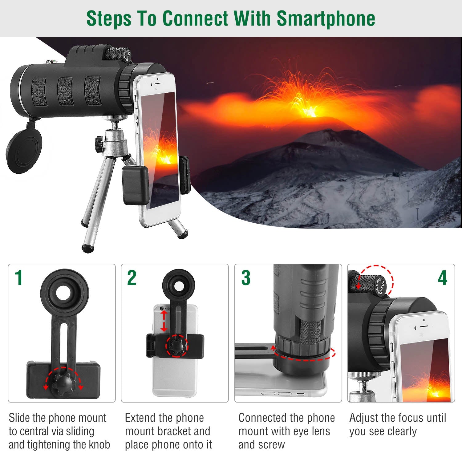 FieldScope 40x40 — Monocular Telescope