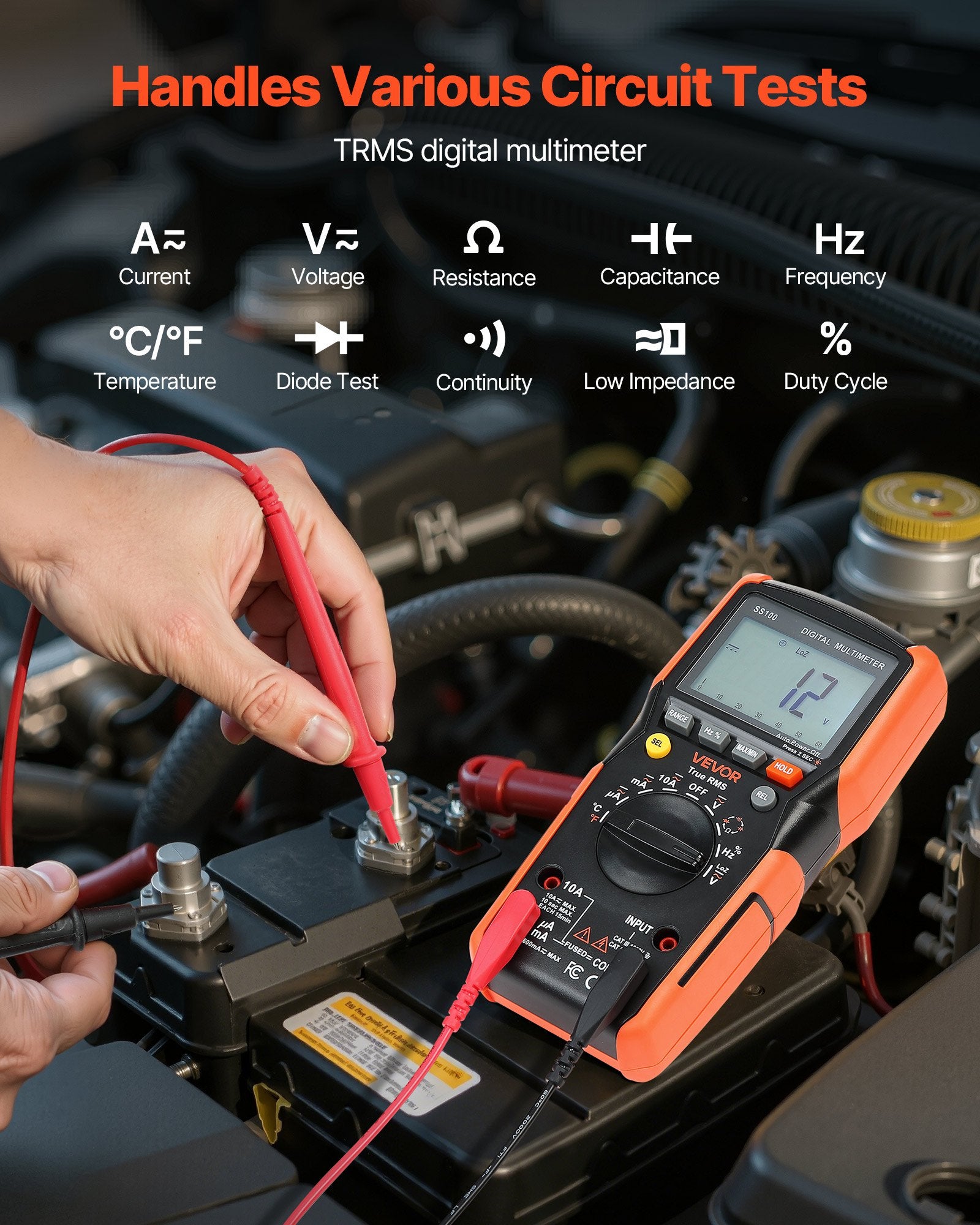 BenchMeter 6000 — Auto-Ranging TRMS Tester