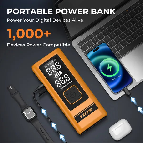 Surge Station — Jump Starter + Air Compressor