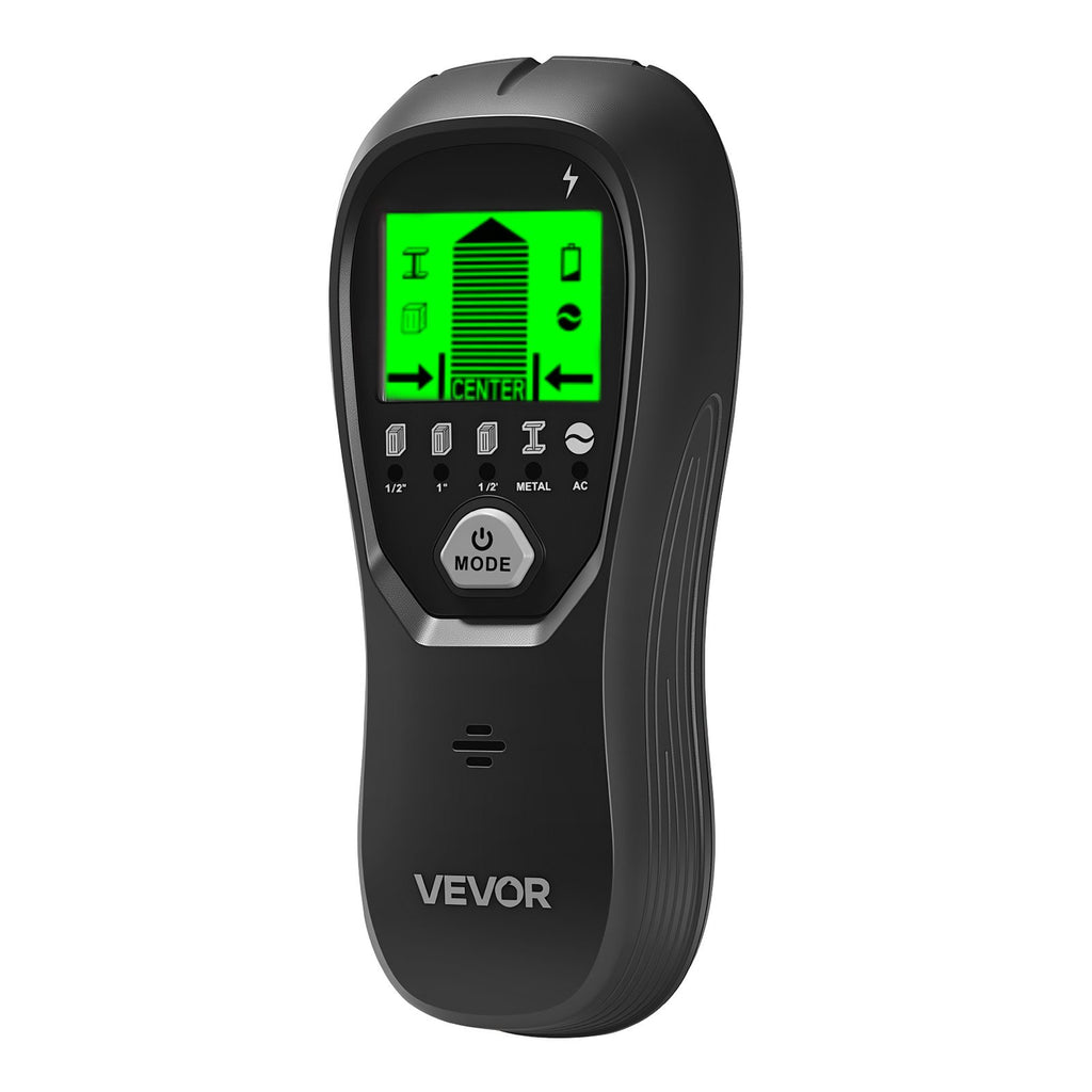 VEVOR wall scanner black electronic wall scanner with green LCD display