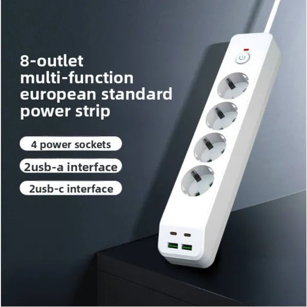 GridGuard — USB Surge-Protected Power Strip