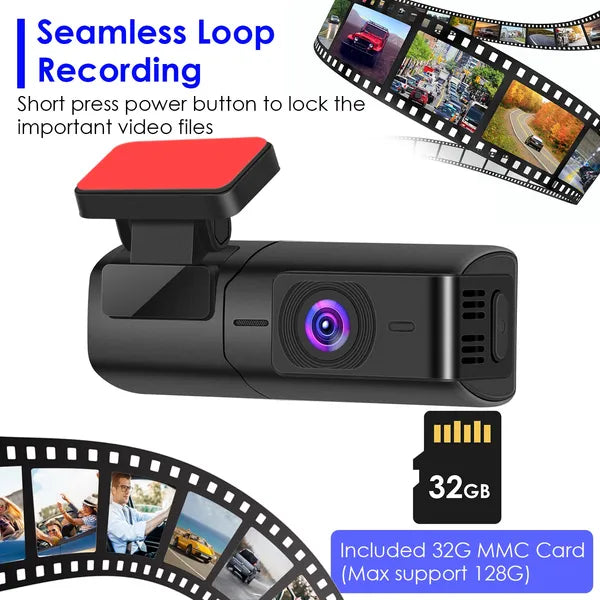 RoadLink 2K — WiFi Dash Camera