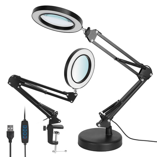 BenchSight 8 — LED Desk Magnifier