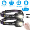 TwinBeam 2 pair of motion-sensor headlamps with 656-foot range and six light modes