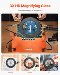 VEVOR helping hands station with a 3X HD magnifying glass for precise soldering of small joints