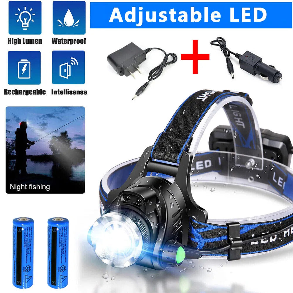 TrailBeam — Rechargeable LED Headlamp