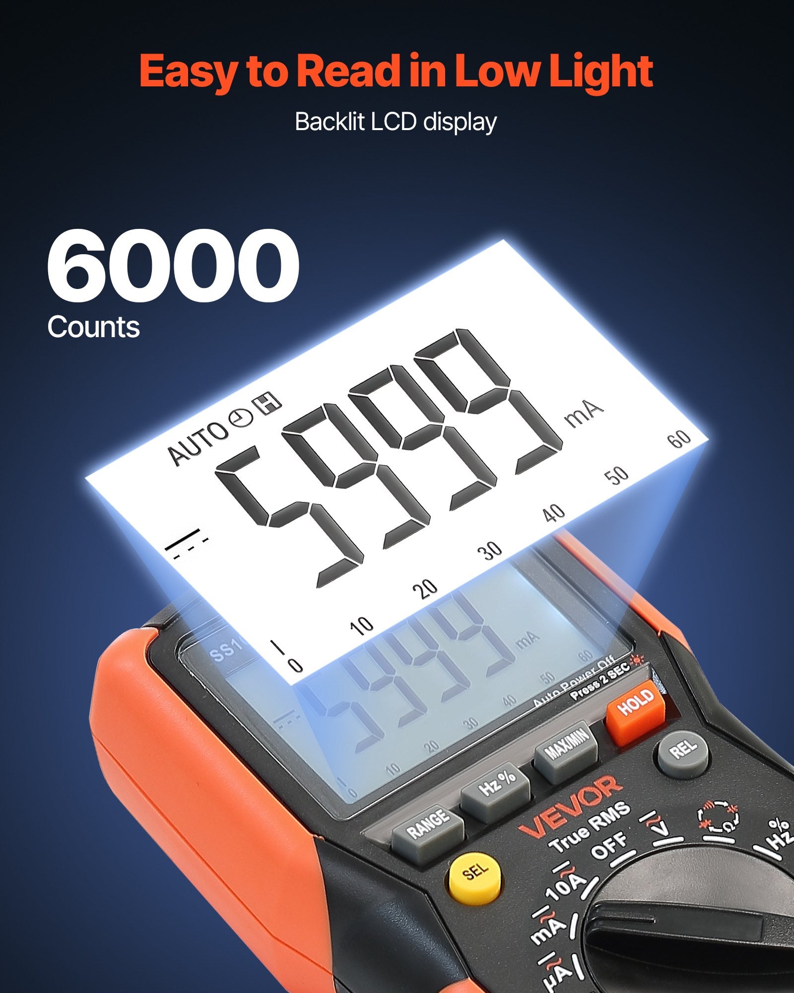 BenchMeter 6000 — Auto-Ranging TRMS Tester