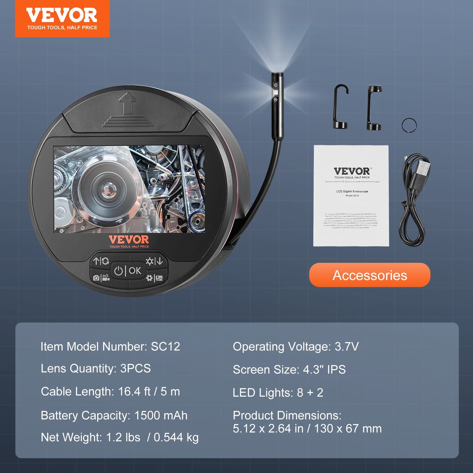 CavitySight 43 Triple-Lens Inspection Camera