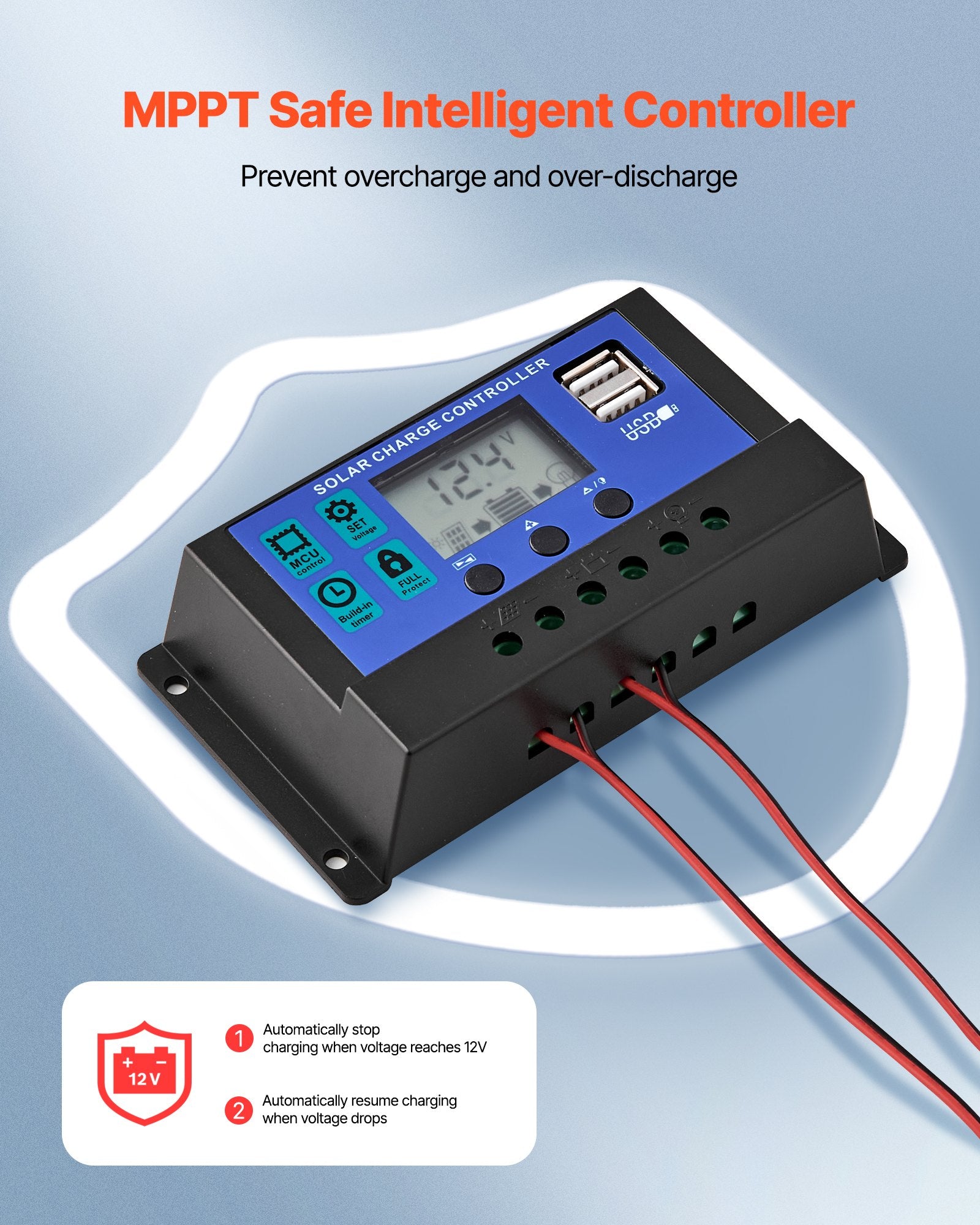FieldCharge 50 — MPPT Solar Maintainer