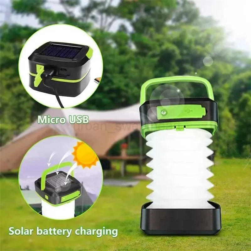 CampFold 3 — Solar Rechargeable Lantern