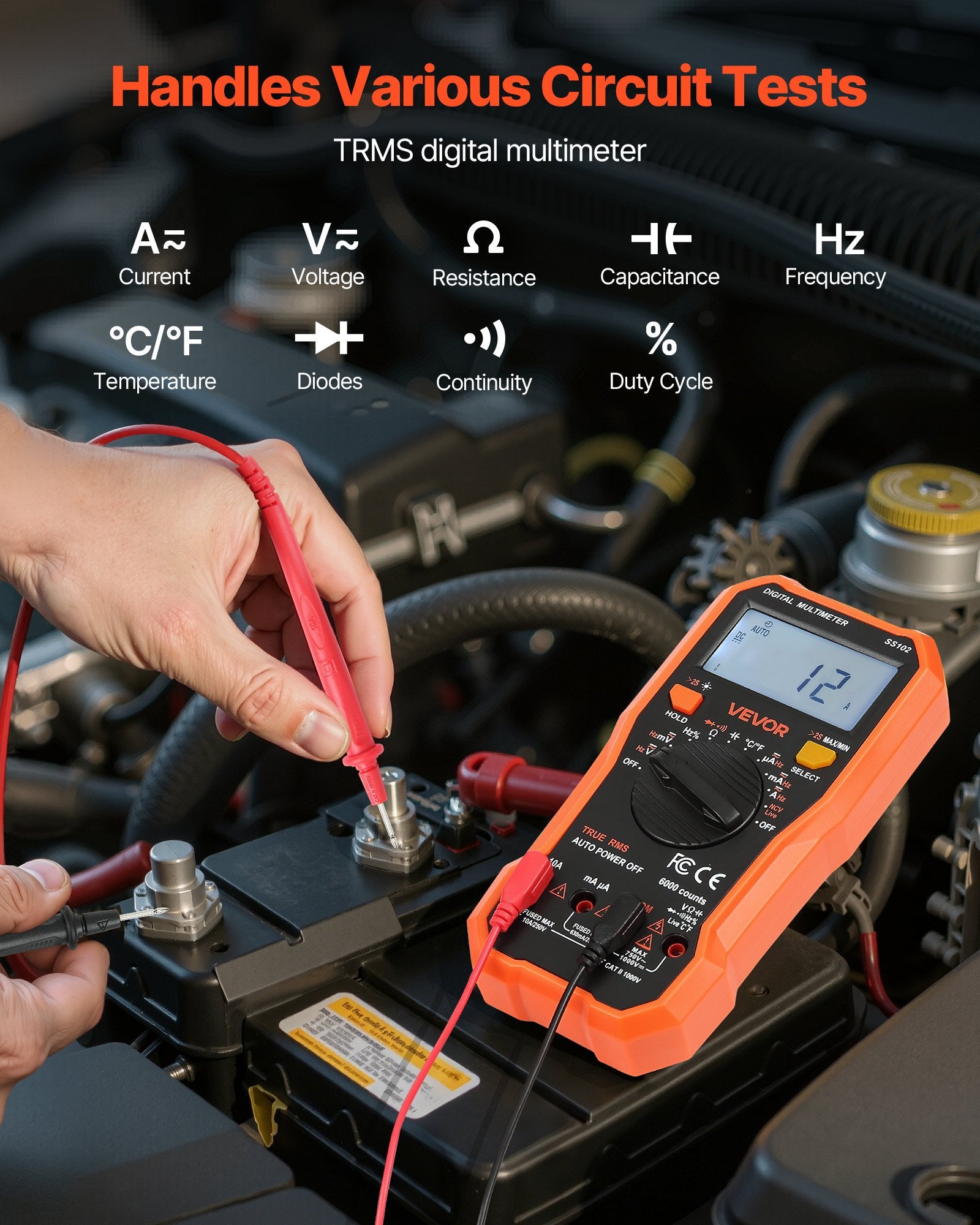 FieldMeter 6000 — TRMS Electrical Tester