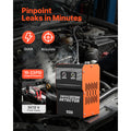 VEVOR EVAP smoke machine pinpointing a leak in an engine bay