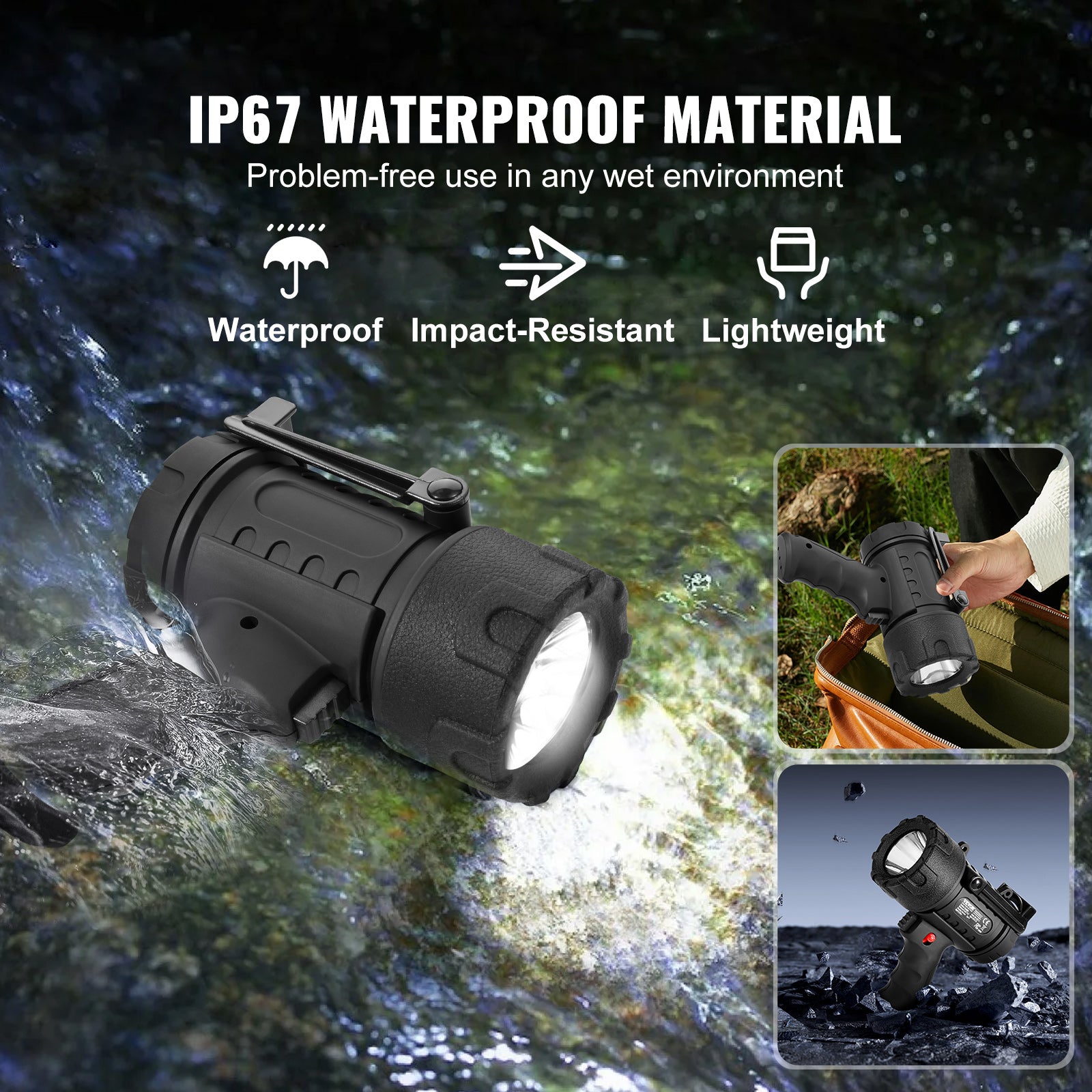 SearchBeam — USB Rechargeable Spotlight
