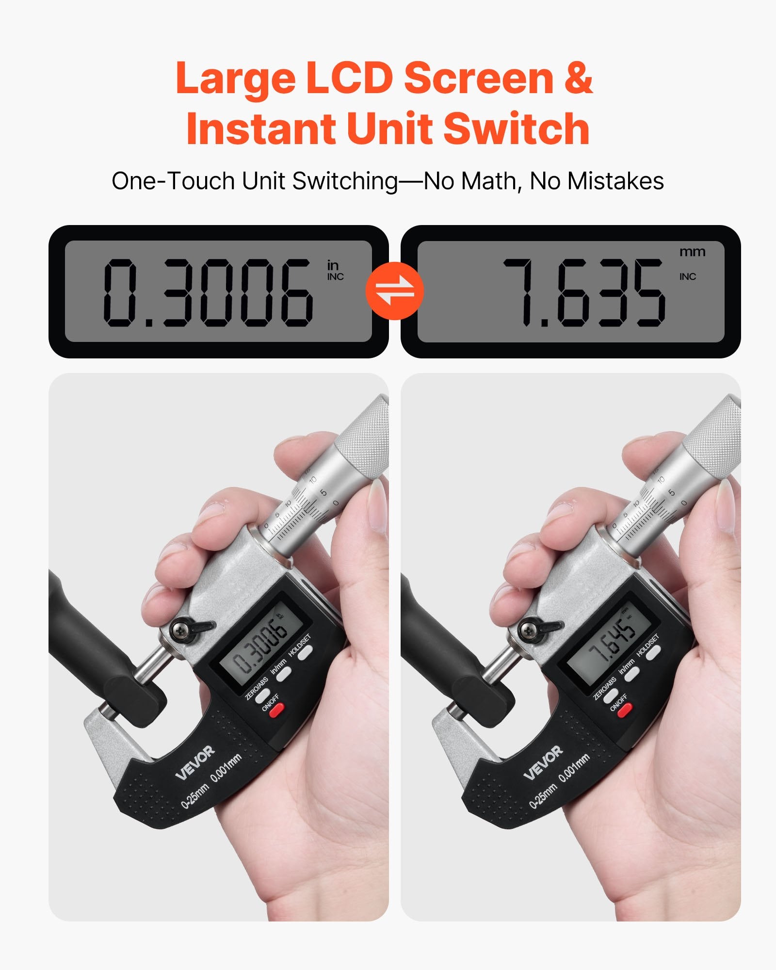 BenchMeasure 1 — Digital Outside Micrometer