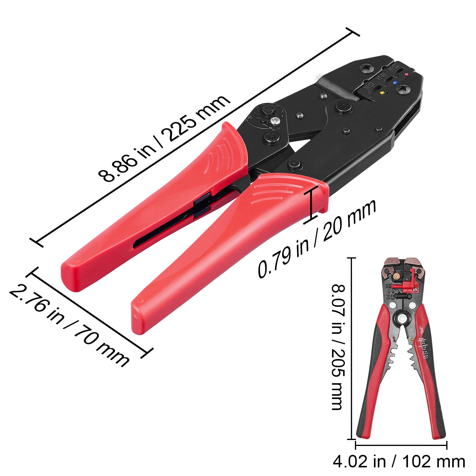 WireCrimp 210 — Ratcheting Crimp Tool Set