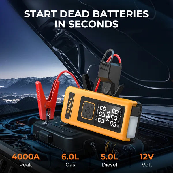 Surge Station — Jump Starter + Air Compressor