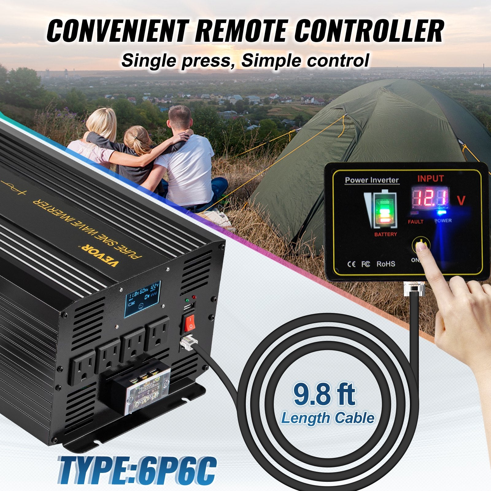 FieldCurrent 3500 — Pure Sine Inverter