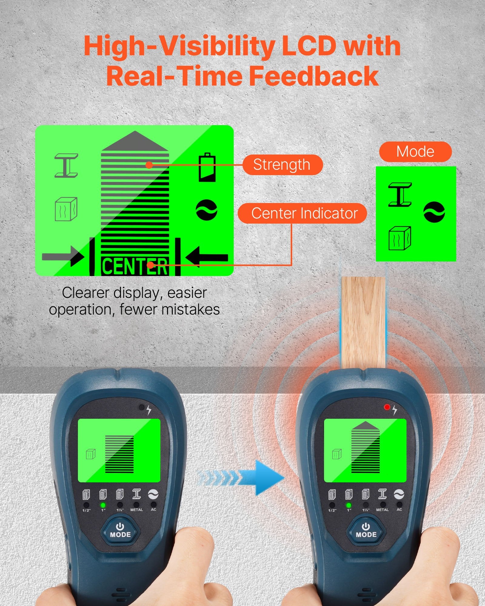 WallSight 5F — Electronic Wall Scanner