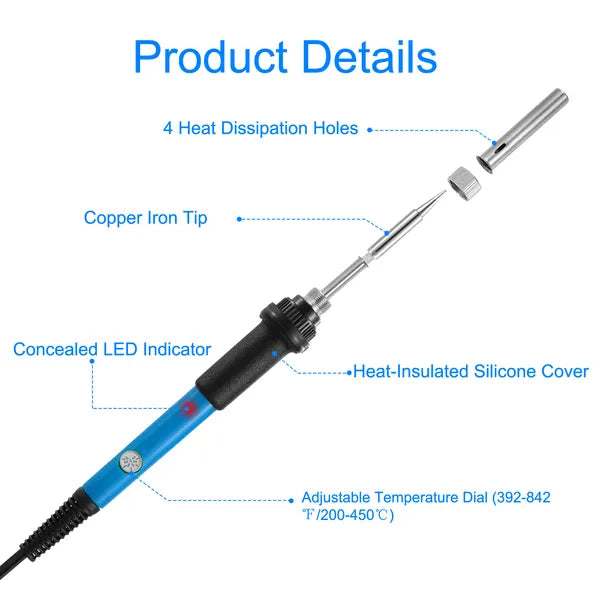 BenchHeat 60 — Adjustable Soldering Iron Kit