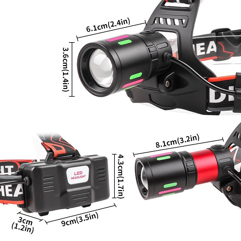 ChargeBeam USB 3 — Rechargeable LED Headlamp