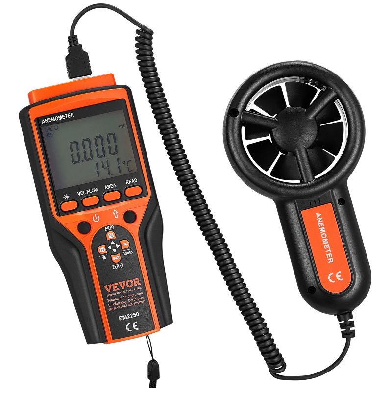 FieldWind CFM — Split Handheld Anemometer