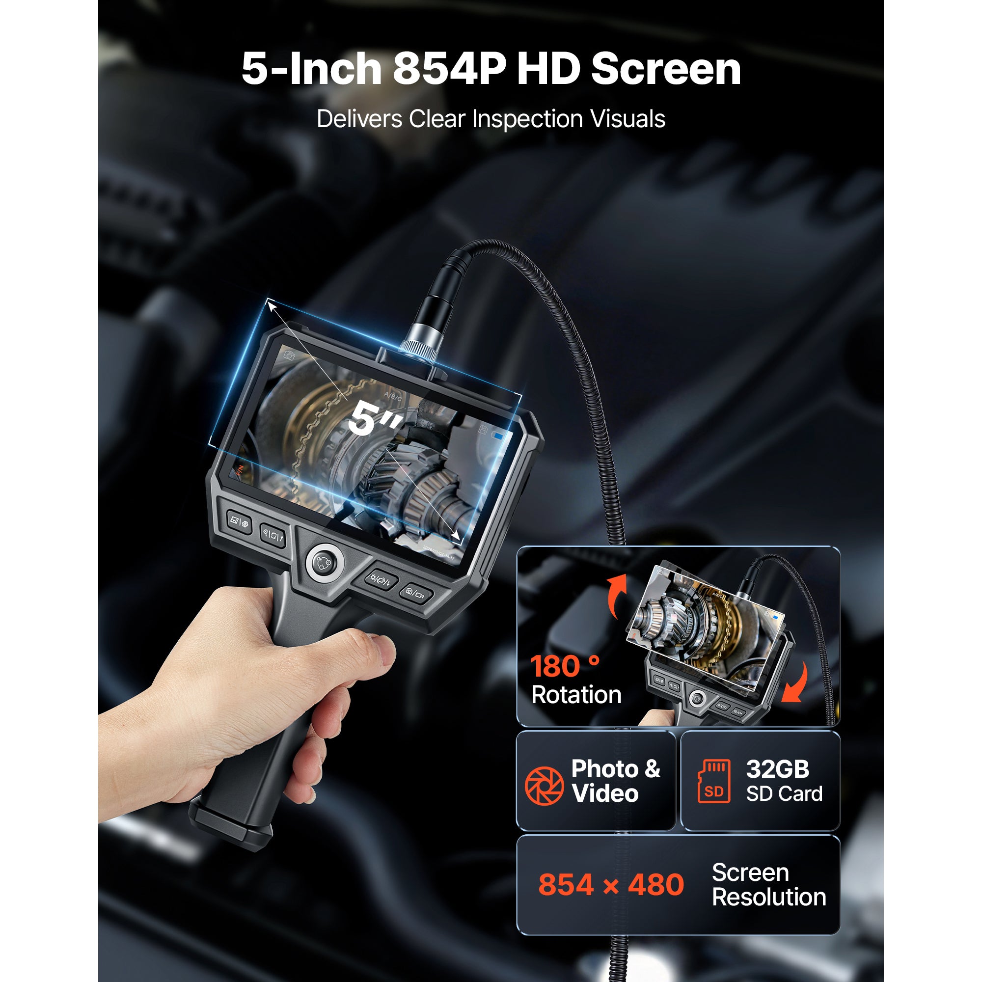 CavitySight 8X Triple-Lens Inspection Camera