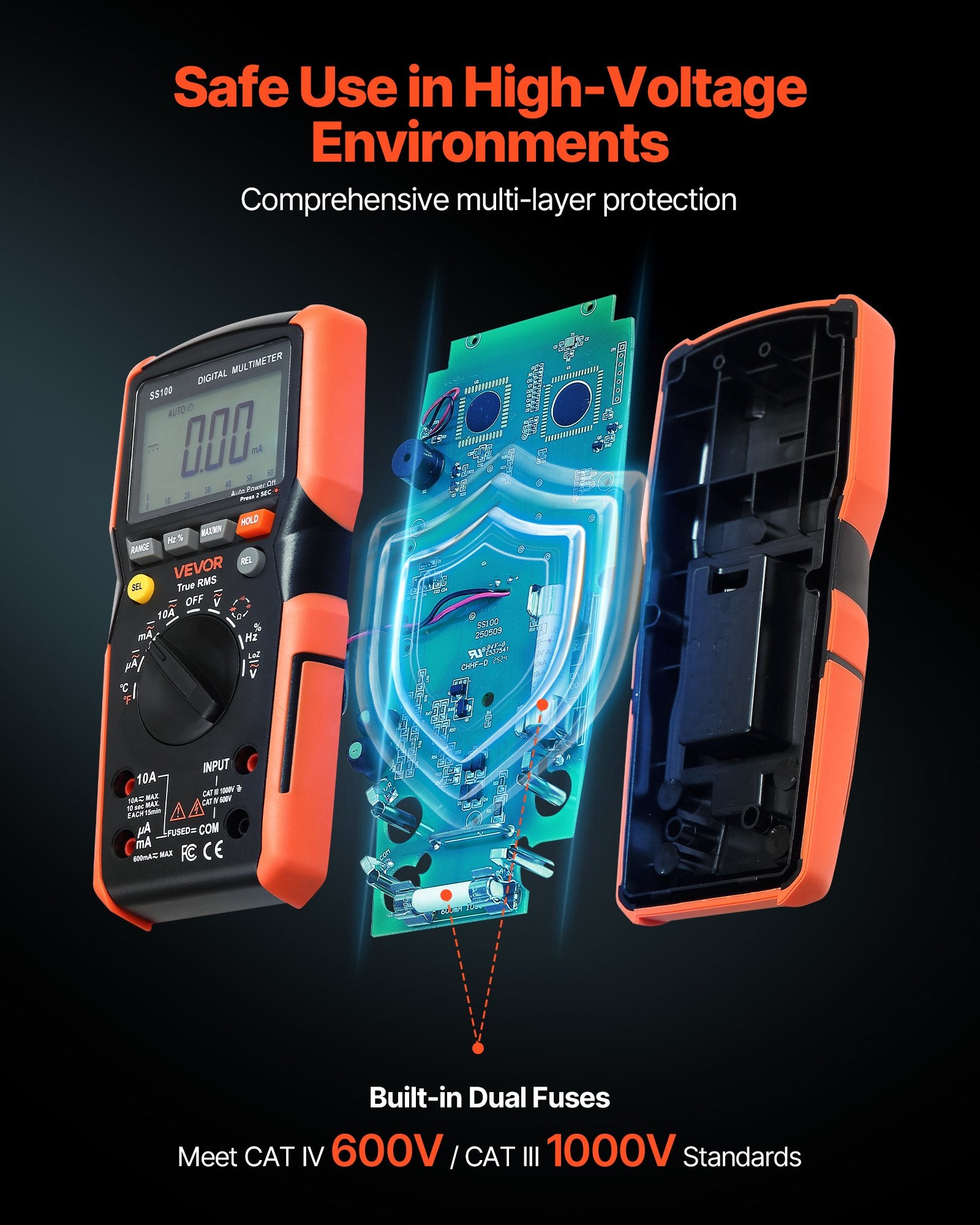 BenchMeter 6000 — Auto-Ranging TRMS Tester