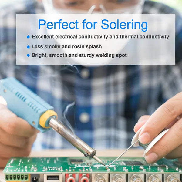 FieldSolder 60 — 1 lb Rosin-Core Wire