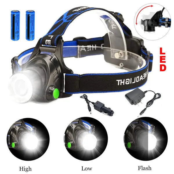 TrailBeam — Rechargeable LED Headlamp
