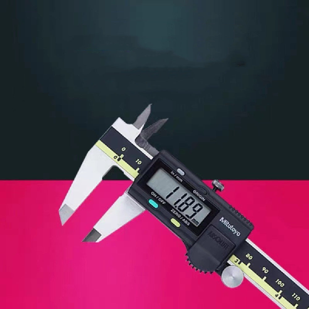 PocketCaliper digital caliper with jaws closed