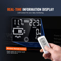 VEVOR 3000W inverter inverter LCD showing 11.7 V input and 229 V output with remote